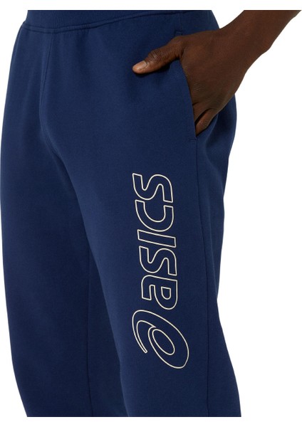 Asics Logo Sweatpant Erkek Açık Mavi Eşofman Altı 2031E189-404