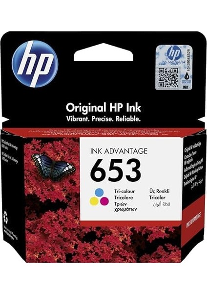 Hp 653 Renkli Mürekkep Kartuş 200 Sayfa (3YM74AE)