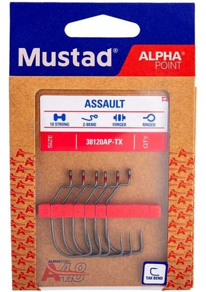 Alpha Point Assault Wide Gap 38120AP Olta Iğnesi Tıtanx-No:3/0 - 6lı modelleri