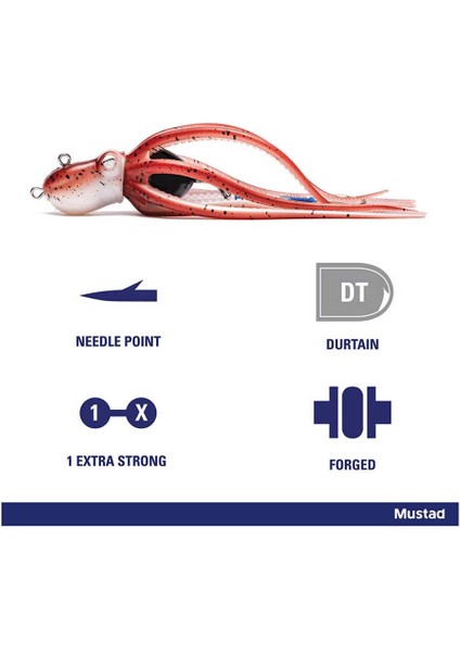 Inkvader Octopus Jig Sahte Yem Red - RED-150GR fiyatları
