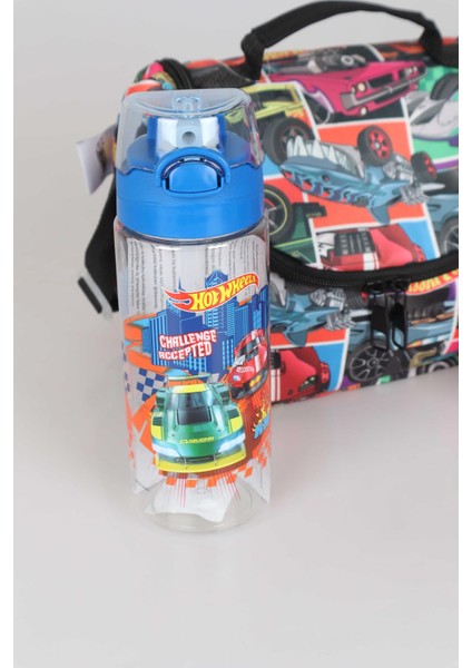 Yeni Sezon Lisanslı Hot Wheels Beslenme Çantası, 2 Katlı Beslenme Kabı ve 500 ml Matara Seti indirimleri