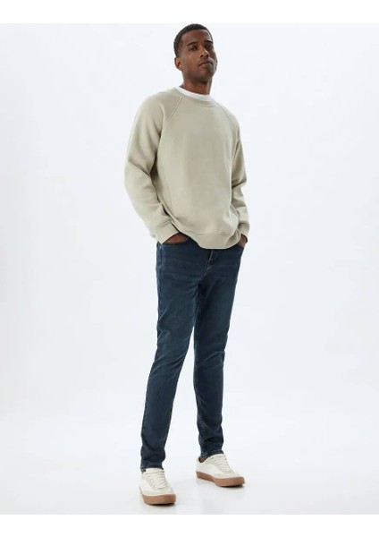 5WAM40079ID Koton Erkek Jean Pantolon Indigo Stone