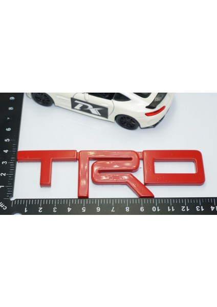 Dk Tuning Trd Bagaj Kırmızı Abs 3m 3D Logo Amblem Toyota Ile Uyumlu