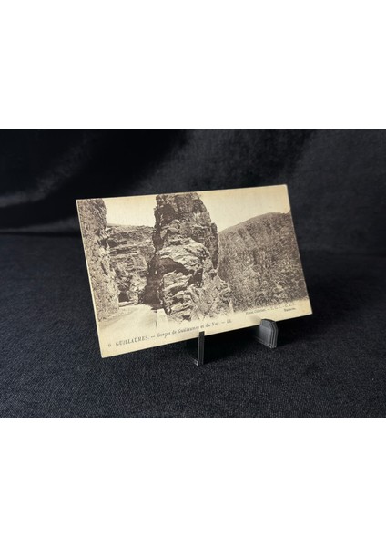 Fransa Vintage Kartpostal Hotel Ollivier.t. C. F.c.a.f. Guıllaumes. Gorges De Guillaumes Et Du Var. Ll