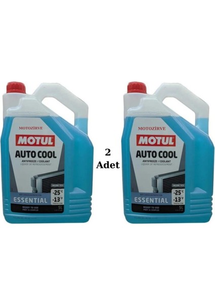 Auto Cool Essential Antifriz 5 Litre -25 C (2 Adet)