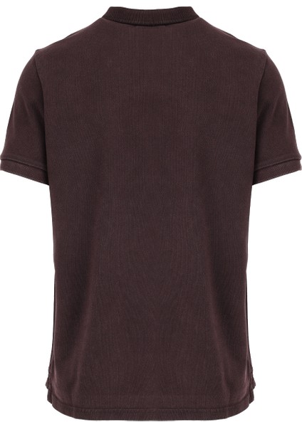 Düz Kahve Erkek Polo T-Shirt M1110345A9XF_VINT Destroy Polo fiyatları