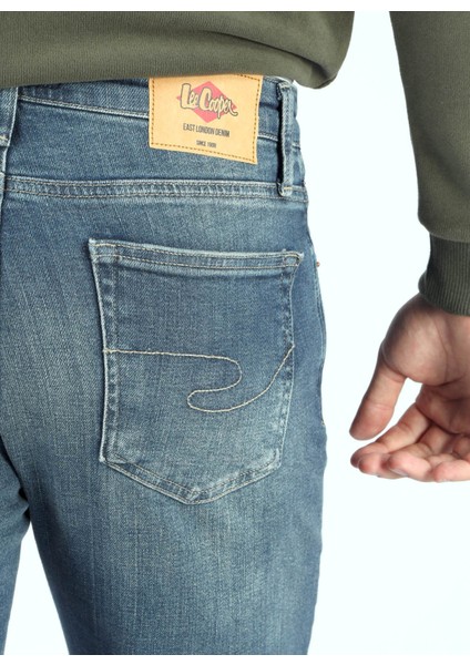 Normal Bel Slim Tapered Erkek Denim Pantolon 251 Lcm 121034 London Raymond Raw modelleri