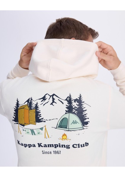 Authentic Authentic Graphik Phelps Erkek Beyaz Regular Fit Hoodie fırsatları