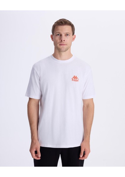 Authentic Baston Erkek Beyaz Regular Fit T-Shirt