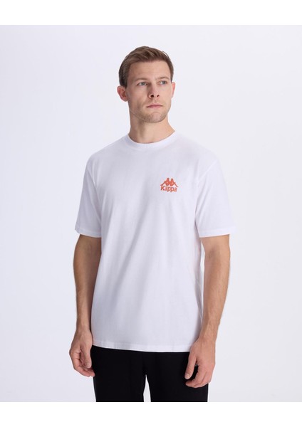 Authentic Baston Erkek Beyaz Regular Fit T-Shirt