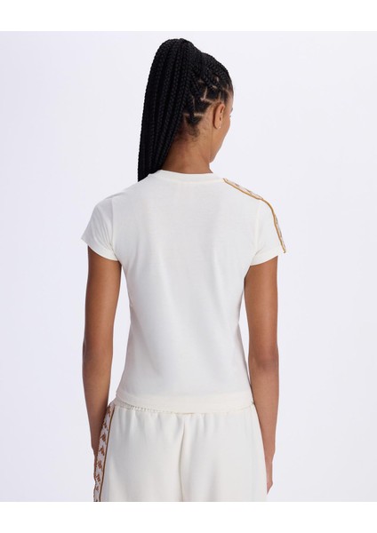 Authentic 222 Banda Pippigt Kadın Beyaz Regular Fit T-Shirt