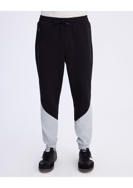 Nisty Pant Erkek Gri-Siyah Regular Fit Eşofman Altı