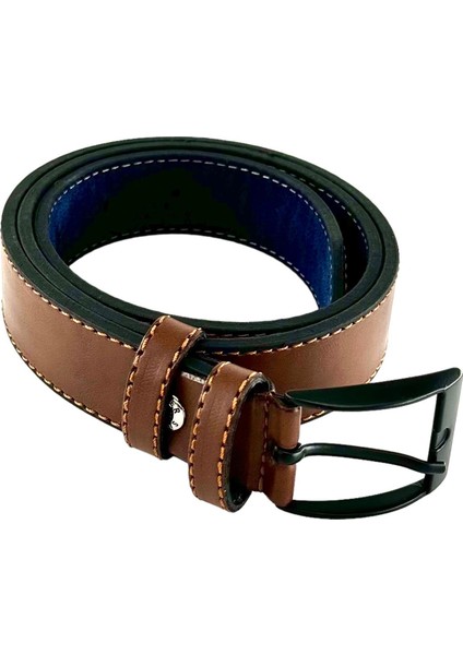 Kahverengi Çocuk Boy Suni Deri Dikişli Model 3 Cm.lik Garson Klasik Kemer Okul Kemeri - G9 fırsatları