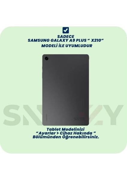 Samsung Galaxy Tab A9 Plus X210 11 Inç Uyumlu Glow Desenli Standlı Askılı Popit Tablet Kılıfı fiyatları
