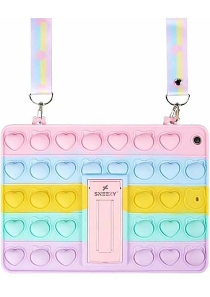 Samsung Galaxy Tab A9 Plus X210 11 Inç Uyumlu Glow Desenli Standlı Askılı Popit Tablet Kılıfı modelleri