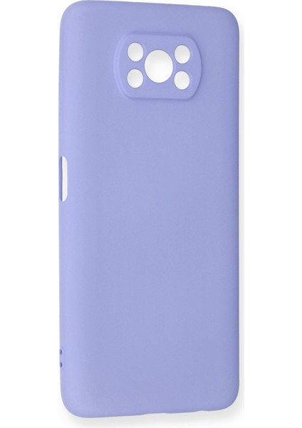 Denza Case Xiaomi Poco X3 Pro Kılıf Içi Kadife Lansman Kapak - Lila