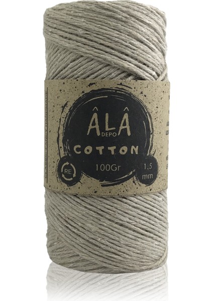 Cotton Panç Amigurumi Ipi Koton Punch Ipi 1,5mm - 100 Gram Bej fiyatları