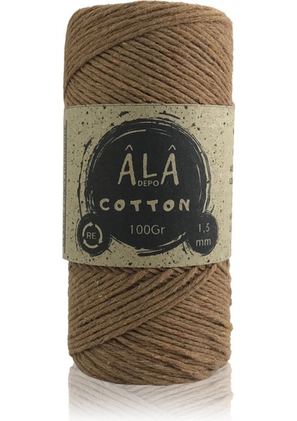 Cotton Taba Panç Amigurumi Ipi Koton Punch Ipi (1,5mm) - 4 x 100 Gram Toplam 400 Gram