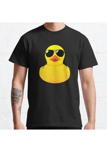 Zoka Wear Bol Kalıp Unisex Cool Rubber Duck Tasarım Baskılı Tshirt