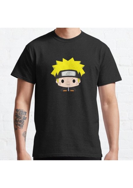 Zoka Wear Bol Kalıp Unisex Naruto Uzumaki Anime Manga Tasarım Baskılı Tshirt