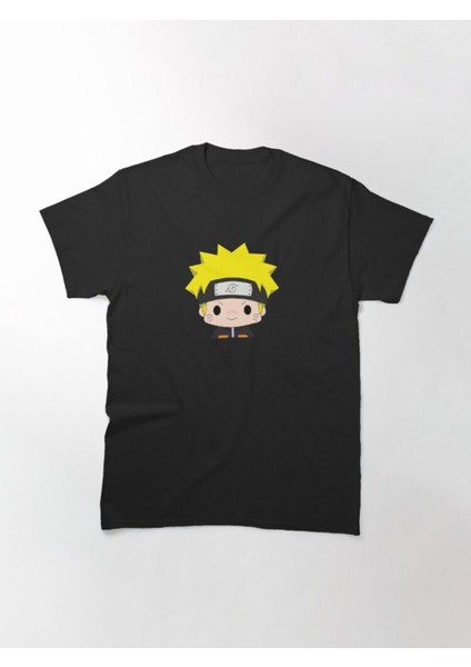 Zoka Wear Bol Kalıp Unisex Naruto Uzumaki Anime Manga Tasarım Baskılı Tshirt