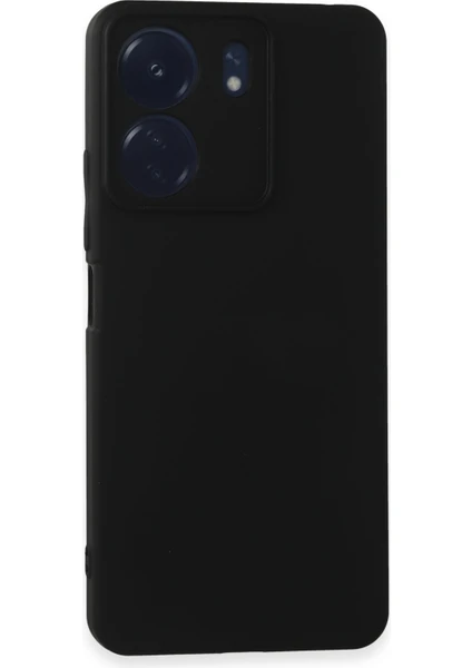 Denza Case Xiaomi Redmi 13C Kılıf Soft Pürüzsüz Silikon Kılıf - Siyah