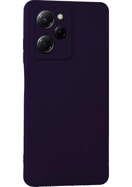 Denza Case Xiaomi Poco X5 Pro 5g Kılıf Içi Kadife Lansman Kapak - Mor