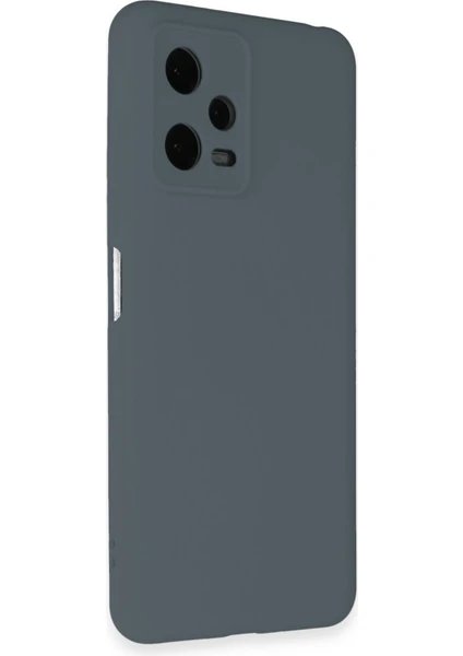 Denza Case Xiaomi Redmi Note 12 Pro 5g Kılıf Içi Kadife Lansman Kapak - Gri