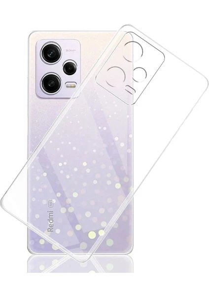 Denza Case Xiaomi Redmi Note 12 Pro 5g Kılıf Şeffaf Silikon Kapak - Şeffaf