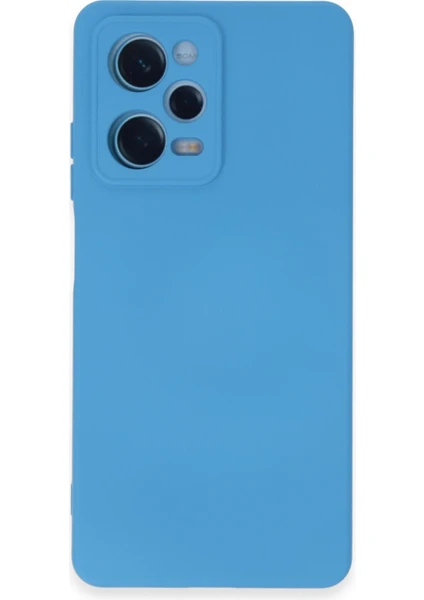 Denza Case Xiaomi Redmi Note 12 Pro 5g Kılıf Içi Kadife Lansman Kapak - Mavi