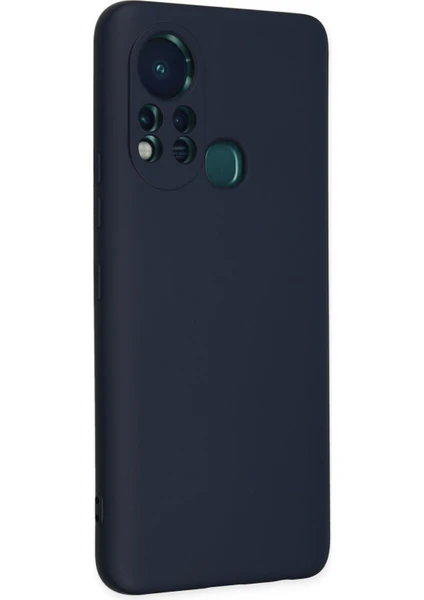 Denza Case Infinix Hot 11S Kılıf Içi Kadife Lansman Kapak - Lacivert