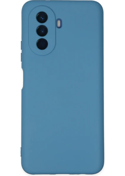 Denza Case Huawei Nova Y70 Kılıf Içi Kadife Lansman Kapak - Mavi