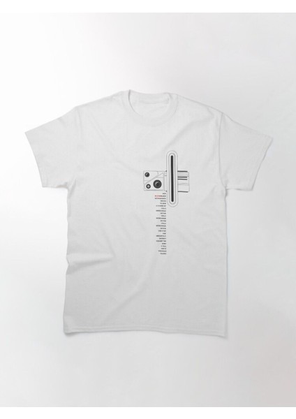 Bol Kalıp Unisex Baseline Test Tasarım Baskılı Tshirt