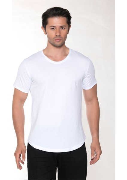 Erkek Pis Yaka Salaş T-Shirt