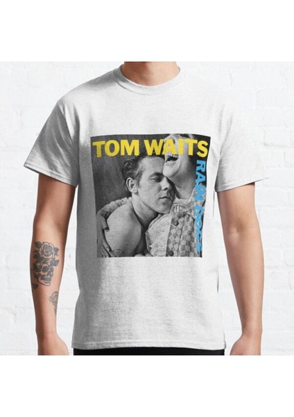 Zoka Wear Bol Kalıp Unisex Tom Waits Rain Dogs Tasarım Baskılı Tshirt