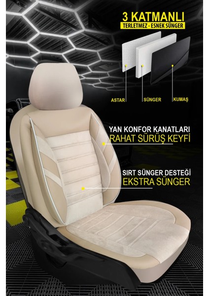 Aston Martin V8 Vantage Sportshift Roadster 2013 Model Uyumlu Extra Bej Tam Set Takım Oto Kılıf