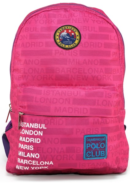 Cambridge Polo Club Cities Ön Bölmeli Unisex Sırt Çantası