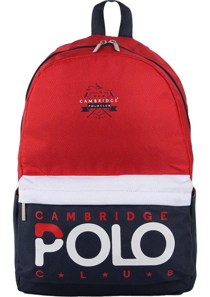 Cambridge Polo Club Preppy Tek Ana Bölmeli Unisex Sırt Çantası