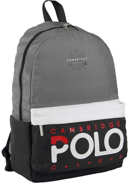 Cambridge Polo Club Preppy Tek Ana Bölmeli Unisex Sırt Çantası