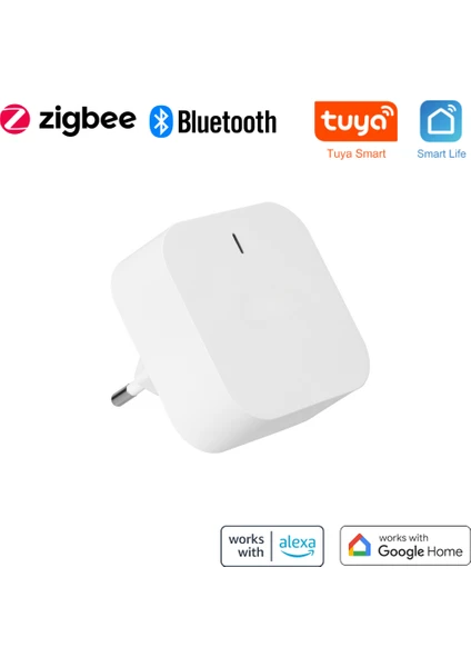 Tuya Uyumlu Zigbee + Bluetooth Köprü Cihazı  ( Tuya, Smart Life Uyumlu Gateway Hub)