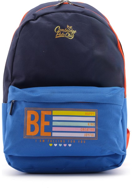 Be Happy Çift Ana Bölmeli Unisex Çocuk Ilkokul Çantası