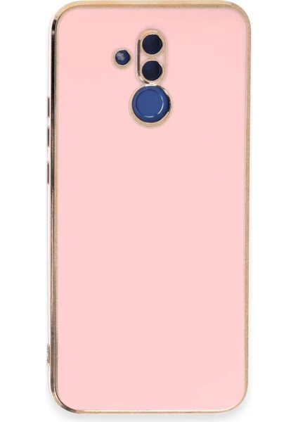 Denza Case Huawei Mate 20 Lite Kılıf Parlak Kamera Çıkıntılı Silikon Kılıf - Pembe