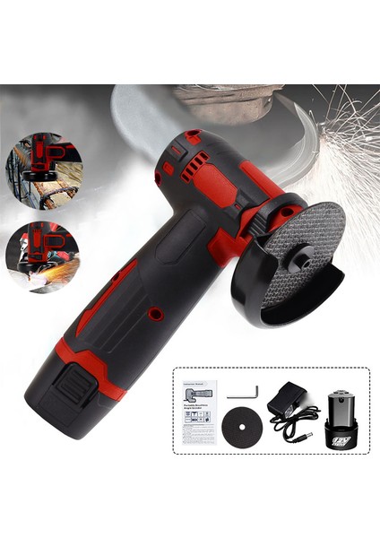 12V Akülü Fırça Açılı Taşlama Seti (Yurt Dışından)