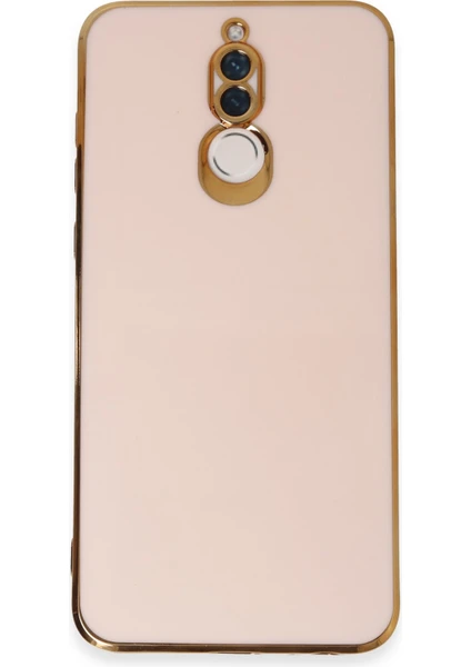 Denza Case Huawei Mate 10 Lite Kılıf Parlak Kamera Çıkıntılı Silikon Kılıf - Pembe