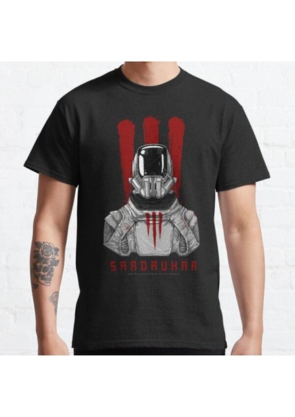 Bol Kalıp Unisex Dune / Sardaukar Imperial Soldier Tasarım Baskılı Tshirt