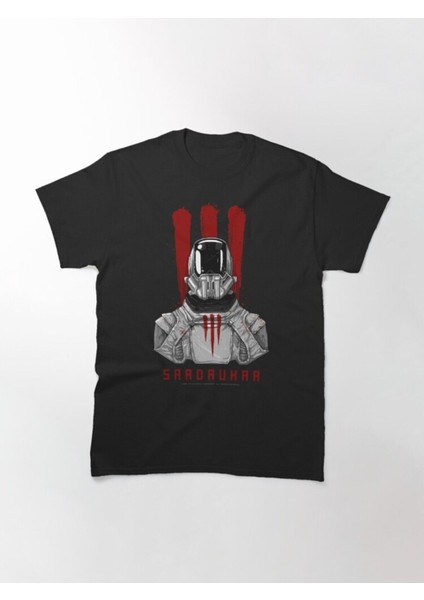 Bol Kalıp Unisex Dune / Sardaukar Imperial Soldier Tasarım Baskılı Tshirt