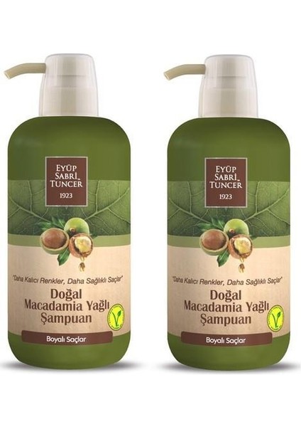 Macadamia Yağlı Şampuan 600 ml 2 Adet