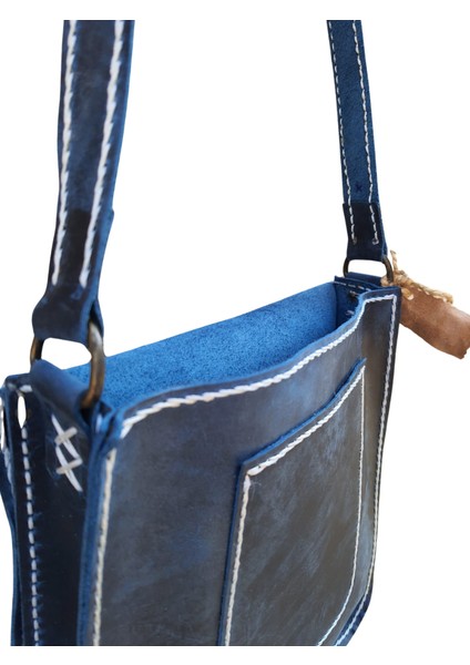 Thor Model Hakiki Deri El Yapımı Unisex Tek Körüklü Vintage Postacı Çantası