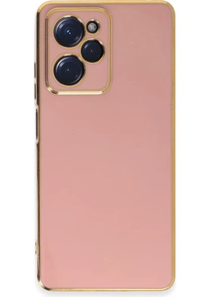 Denza Case Xiaomi Poco X5 Pro 5g Kılıf Parlak Kamera Çıkıntılı Silikon Kılıf - Pembe