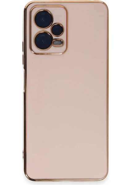 Denza Case Xiaomi Poco X5 5g Kılıf Parlak Kamera Çıkıntılı Silikon Kılıf - Pembe